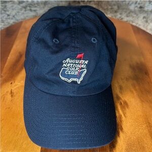 Masters Augusta National Golf Club Blue adjustable golf hat nice clean condition